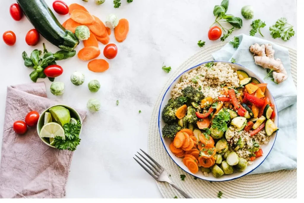 Salada de Grãos e Legumes